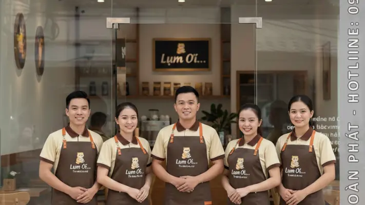 Đồng Phục Quán Coffee & Tea Lụm Ơi