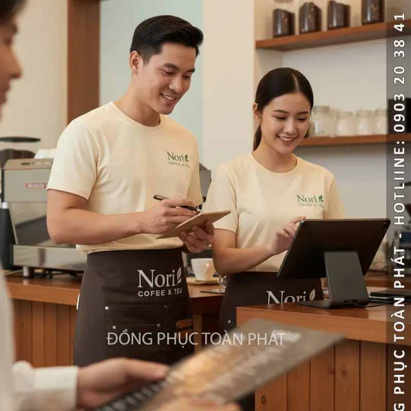 ĐỒNG PHỤC QUÁN NORI COFFEE & TEA – MÃ CB02