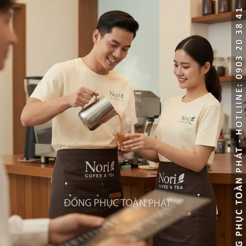 ĐỒNG PHỤC QUÁN NORI COFFEE & TEA – MÃ CB02
