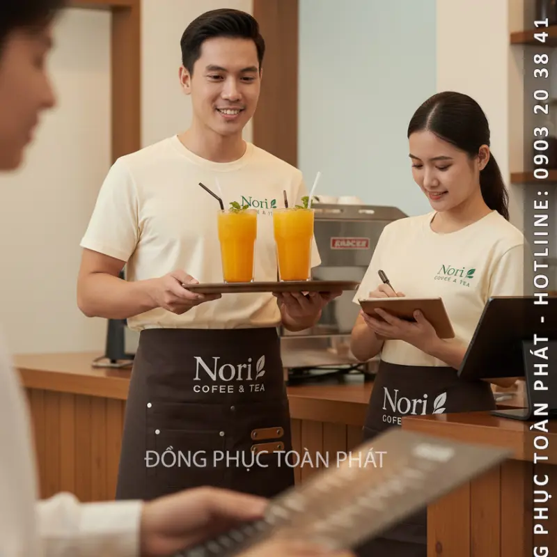 ĐỒNG PHỤC QUÁN NORI COFFEE & TEA – MÃ CB02