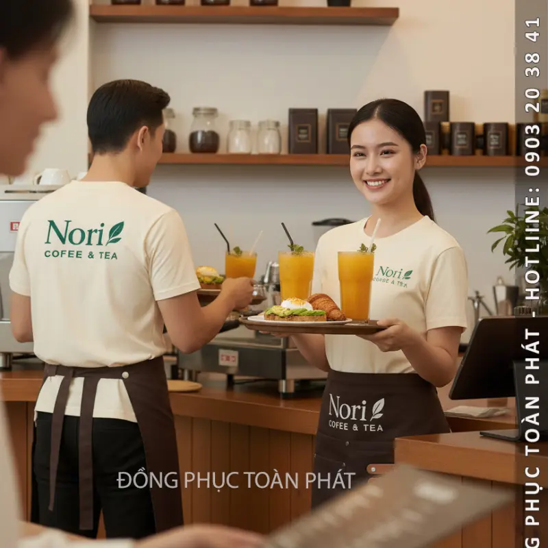 ĐỒNG PHỤC QUÁN NORI COFFEE & TEA – MÃ CB02