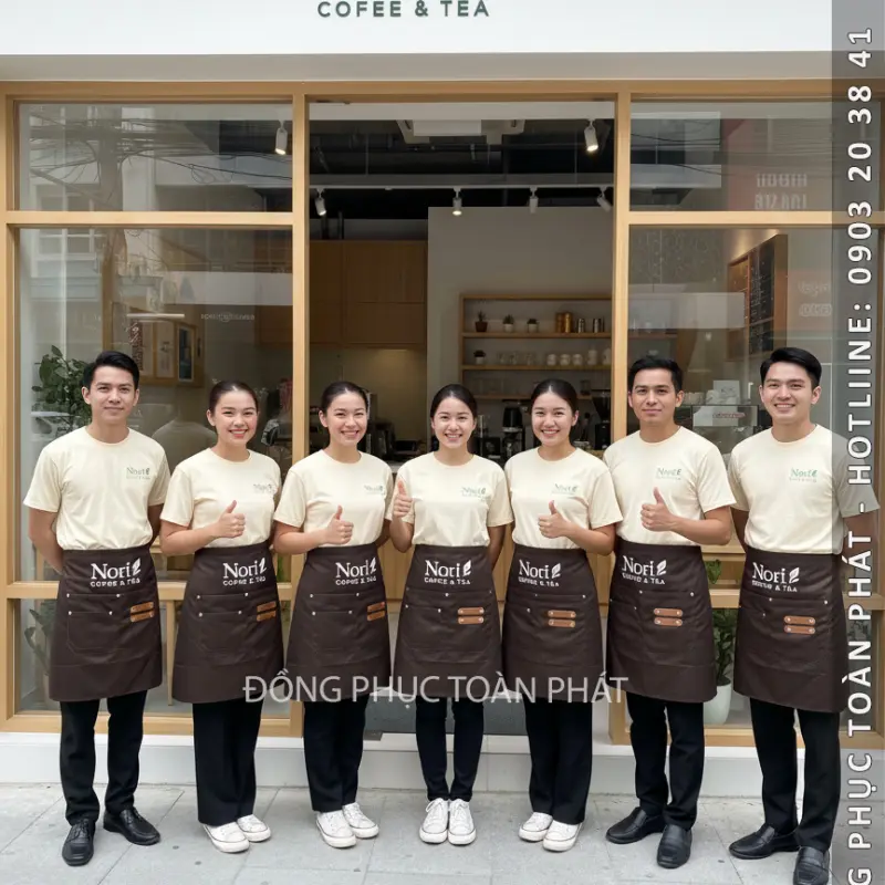 ĐỒNG PHỤC QUÁN NORI COFFEE & TEA – MÃ CB02