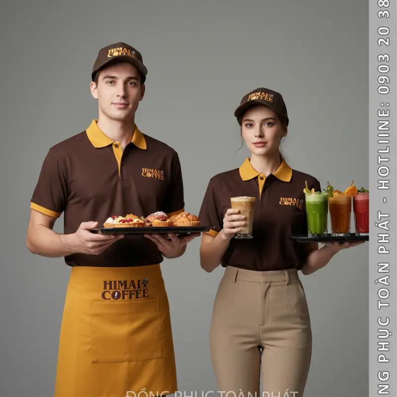 Đồng phục qu&aacute;n Cafe Himai Coffee