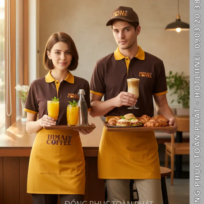 Đồng phục qu&aacute;n Cafe Himai Coffee