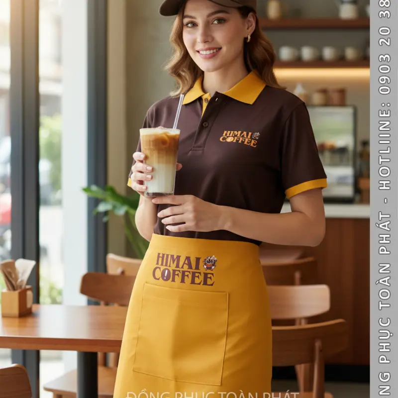 Đồng phục qu&aacute;n Cafe Himai Coffee