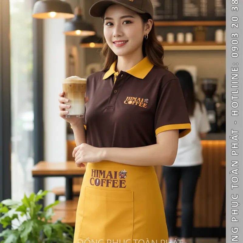 Đồng phục qu&aacute;n Cafe Himai Coffee
