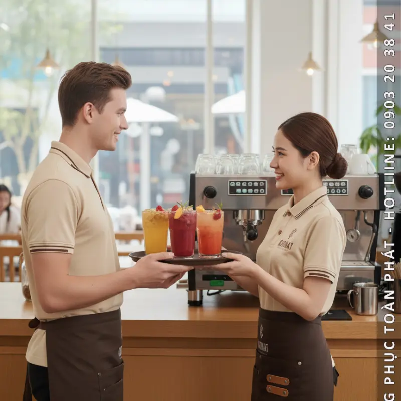 Đồng Phục Katinat Màu Be Nâu - CB28