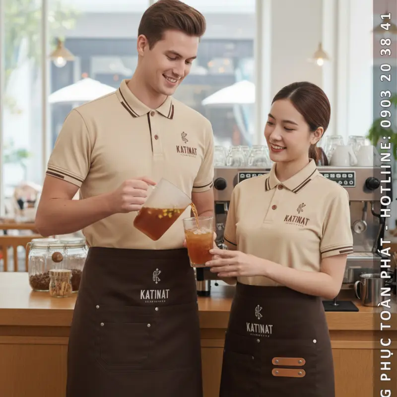 Đồng Phục Katinat Màu Be Nâu - CB28