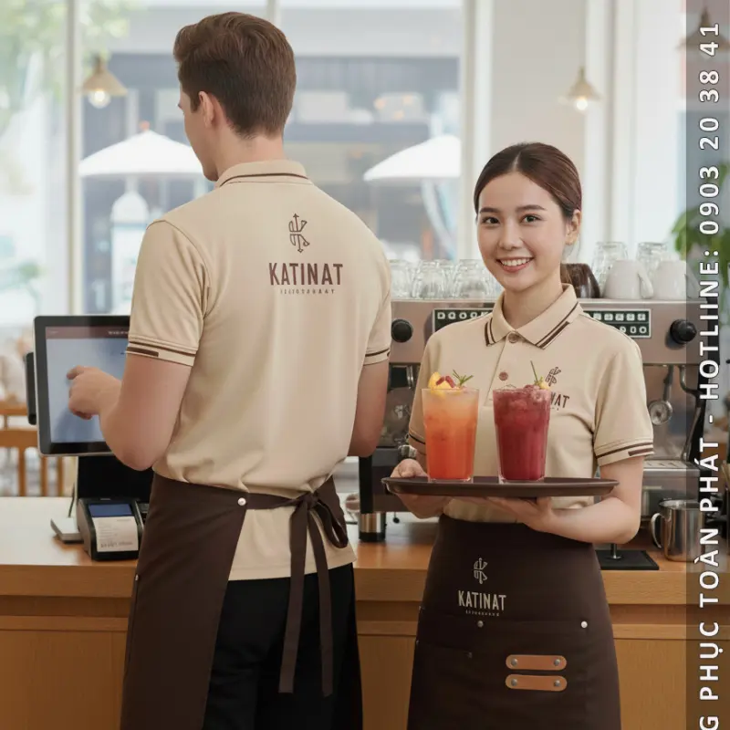 Đồng Phục Katinat Màu Be Nâu - CB28