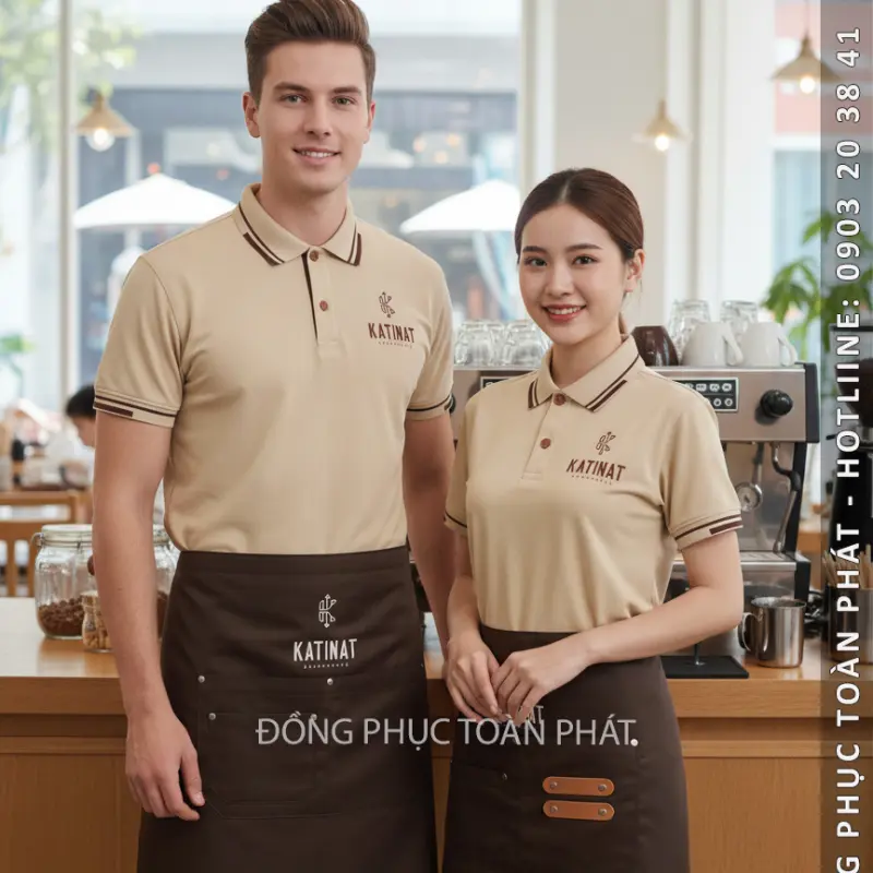 Đồng Phục Katinat Màu Be Nâu - CB28