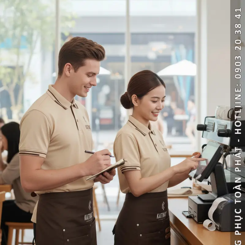 Đồng Phục Katinat Màu Be Nâu - CB28