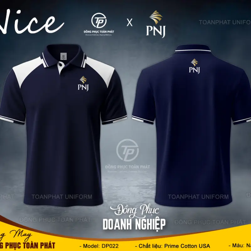 &Aacute;o Thun Đồng Phục Doanh Nghiệp Nice - DP022