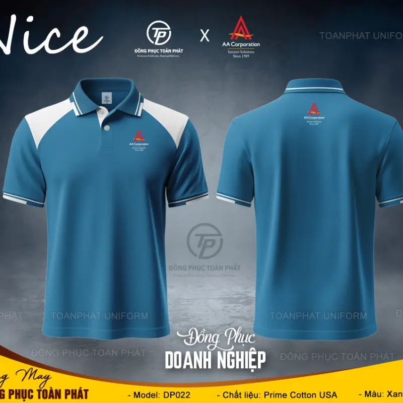 &Aacute;o Thun Đồng Phục Doanh Nghiệp Nice - DP022