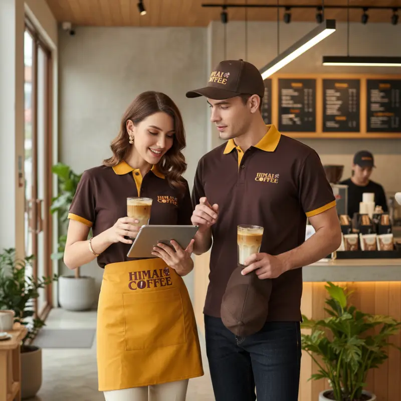 Đồng phục qu&aacute;n Cafe Himai Coffee