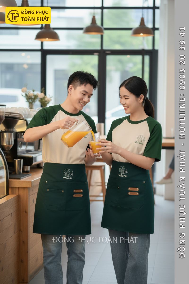 đồng phục cafe coffee veloria