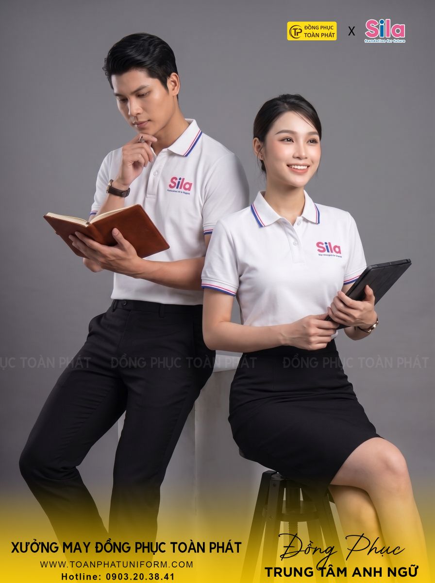 dong phuc trung tam anh ngu sila