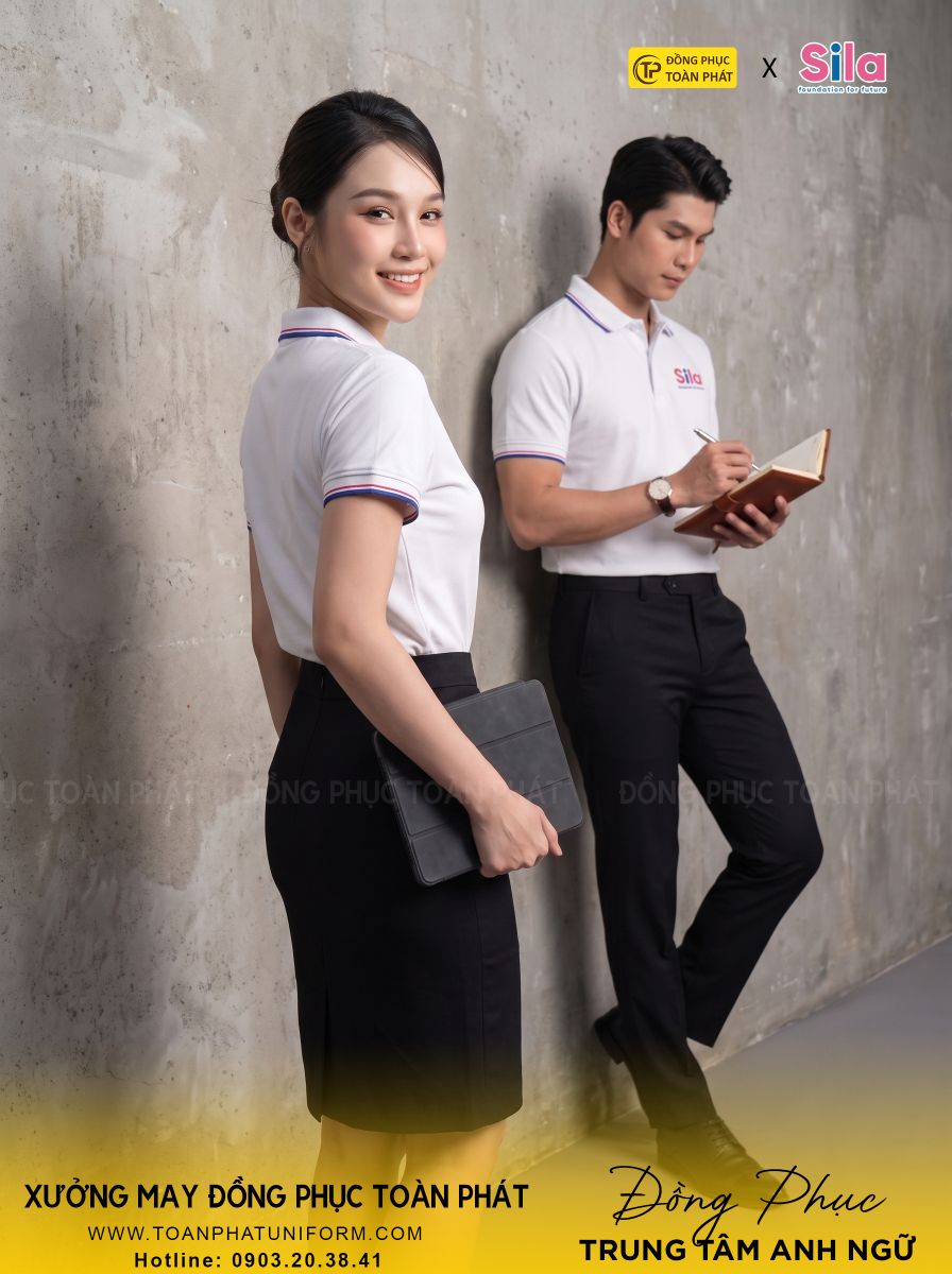 đồng phục trung tâm anh ngữ Sila 8