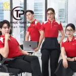 Áo Đồng Phục Seabank Đỏ Trắng