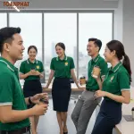 Áo Đồng Phục Học Viện Chính Trị Màu Xanh Ve Chai