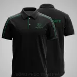 Đồng Phục Cafe Buôn Mê Đen Phối Xanh Rêu