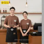 Đồng Phục Cafe Happy Ramen Màu Nâu