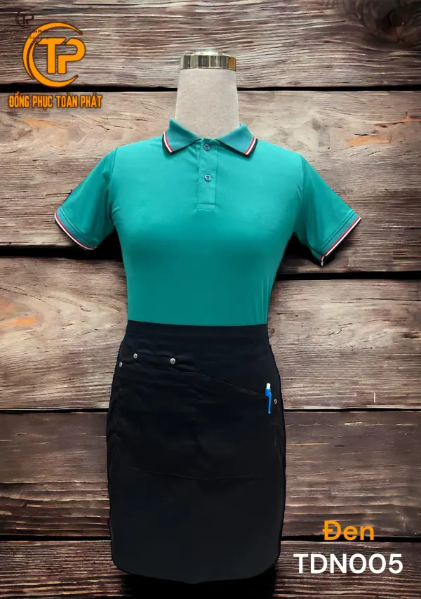 Tạp Dề Ngắn - Đen