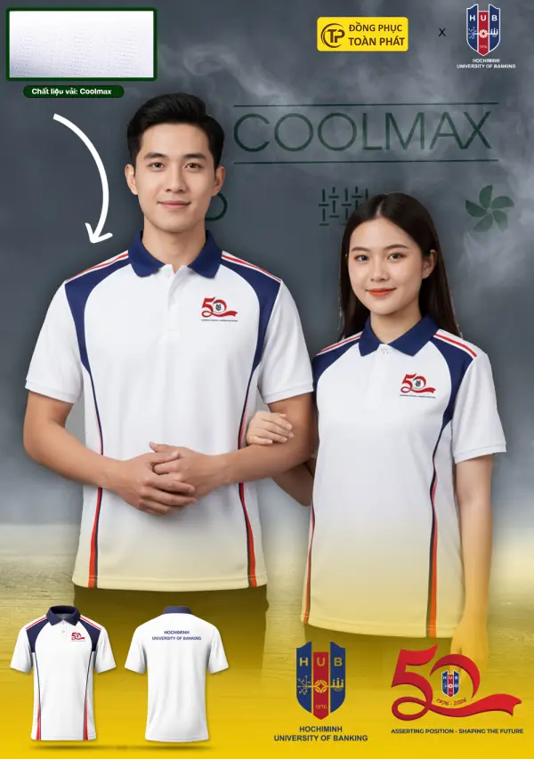 &Aacute;o đồng Phục Thể Thao Đại Học Ng&acirc;n H&agrave;ng TP_HCM