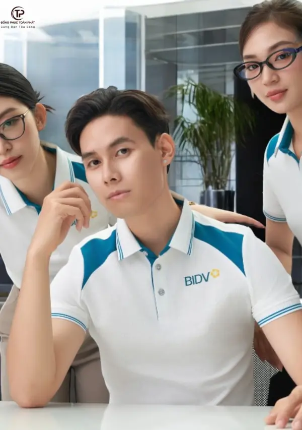 Mẫu Áo Đồng Phục BIDV Cao Cấp