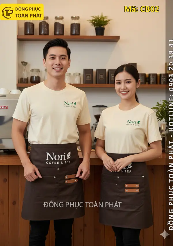 ĐỒNG PHỤC QUÁN NORI COFFEE & TEA – MÃ CB02