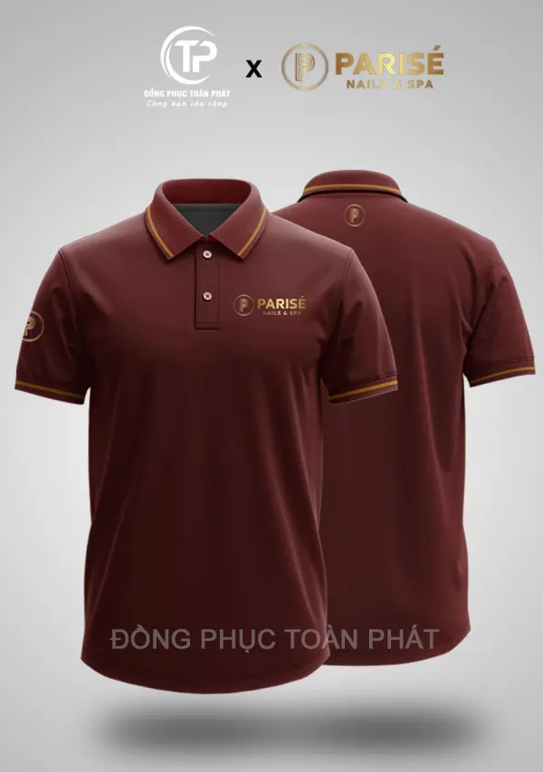 Đồng Phục Công Ty Parise Màu Đô