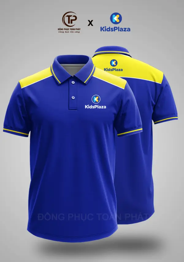 Đồng Phục KidsPlaza Màu Xanh Bích Phối Vàng