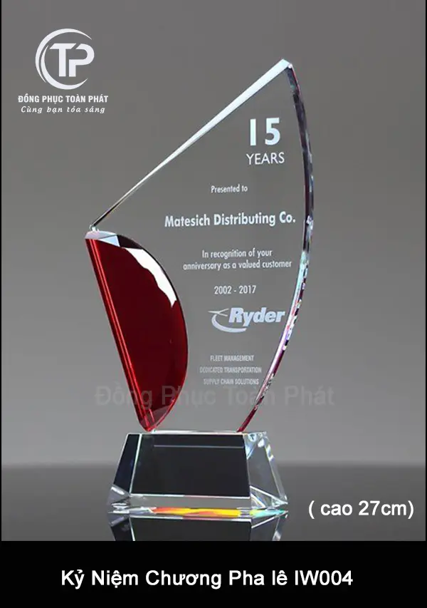 Kỷ Niệm Chương Pha Lê IW004