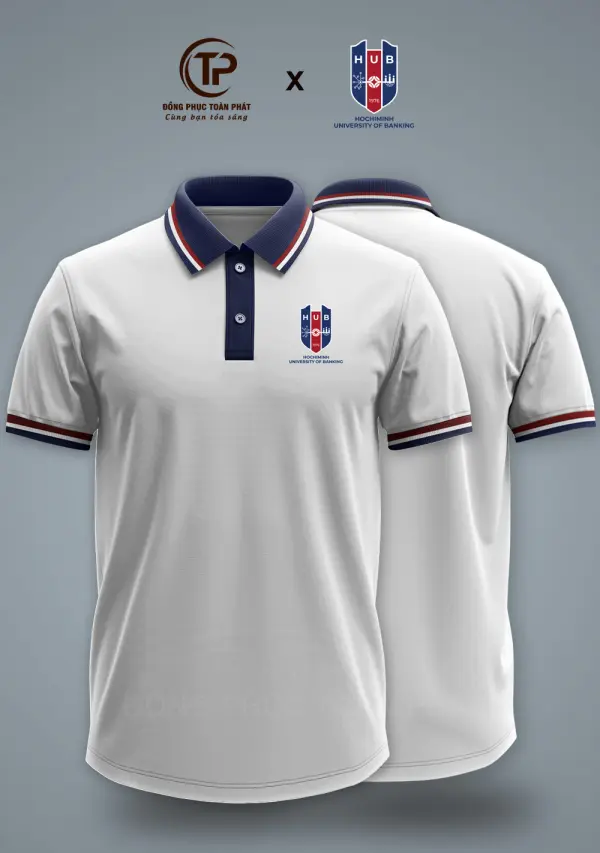 Đồng Phục Đại Học Ngân Hàng Màu Trắng